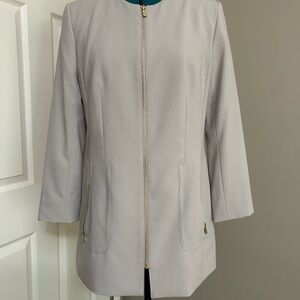 Calvin Klein Light Gray Trench Coat